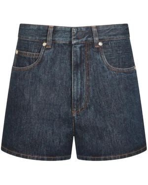 Fendi Denim Shorts - Blue
