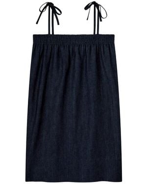 A.P.C. Iris Straight-Cut Denim Dress - Blue