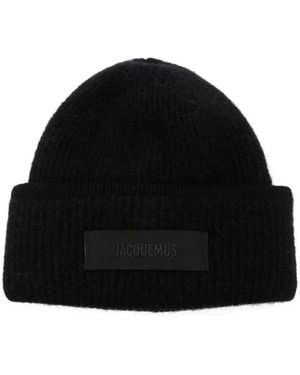 Jacquemus Berretto The Gros Grain-Donna - Nero
