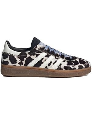 adidas Handball Spezial Sneakers In Synthetic Pony Hair - Black