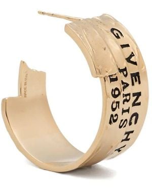 Givenchy Metal And Enamel Tape Earrings Accessories - Metallic