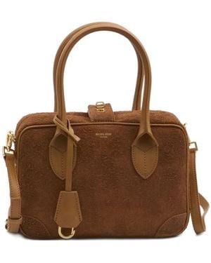 Golden Goose Vita Suede Handbag - Brown