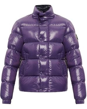 Moncler Short Bendola Down Jacket - Purple