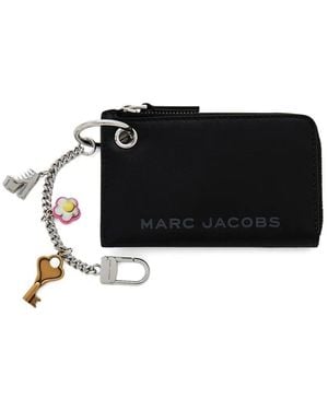 Marc Jacobs The Top Zip Charm Wallet - Black