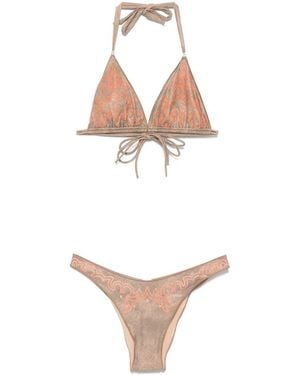PIN UP Rodeo 3d Triangle Bikini - White