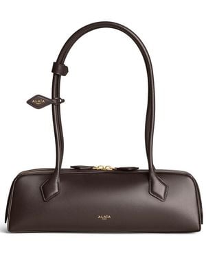 Alaïa Le Teckel Medium Leather Bag - Brown