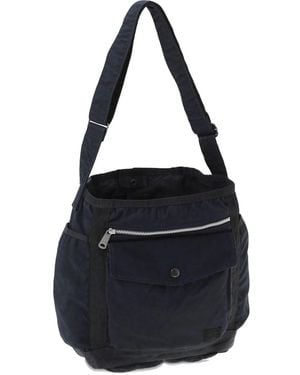 Porter-Yoshida and Co Crag Large Shoulder Bag - Black