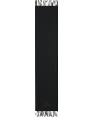 Vivienne Westwood Sciarpa Embroidered - Nero