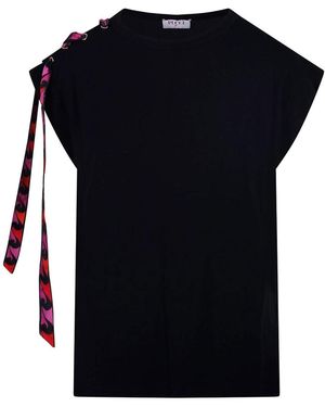 PUCCI Round Neck T-Shirt - Black