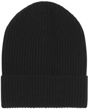 Dolce & Gabbana Knitted Wool And Cashmere Hat - Black