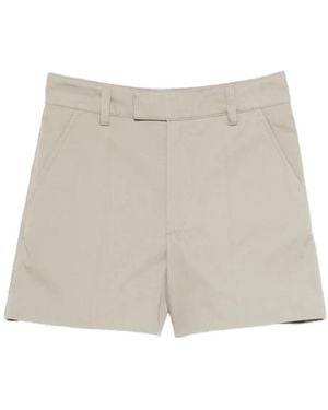 A.P.C. Lili Cotton Blend Shorts - Natural