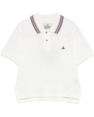 Vivienne Westwood Polo Mini Classic-Donna - Bianco