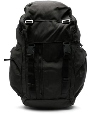 Stone Island Resin Treated Cordura 1500 Backpack Bags - Black