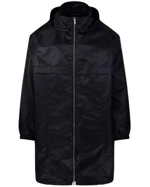 Saint Laurent Parka With Zip - Blue