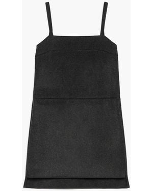 Max Mara Wool Blend Mini Dress - Black