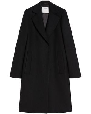 Sportmax Double Lined Coat - Black