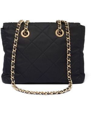 Prada quilted nylon tote bag sale
