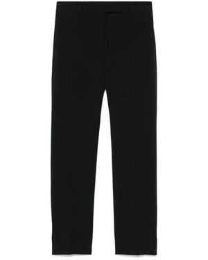 Incotex Cotton Blend Tapered Trousers - Black