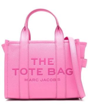 Marc Jacobs The Leather Small Tote Bag - Pink