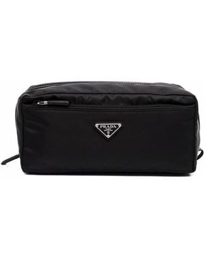 Prada Nylon Wash Bag - Black