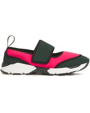 Marni Mary Jane Lycra Running Trainers - White