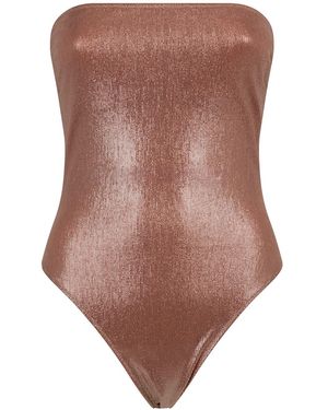 PIN UP Swimsuit - Brown