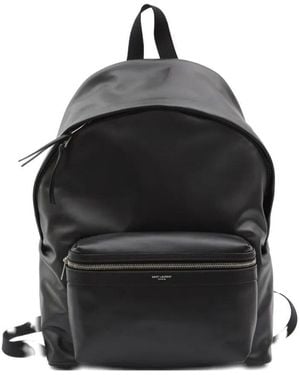 Saint Laurent City Backpack Bags - Black