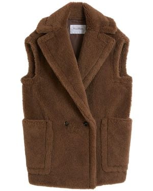 Max Mara Teddy Vest - Brown