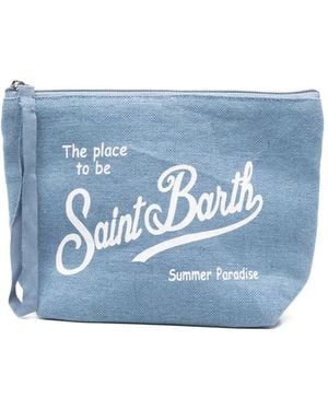 MC2 Saint Barth Saint Barth Clutch - Blue