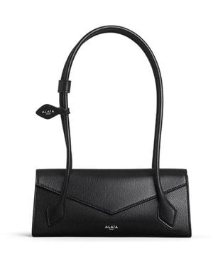 Alaïa Small Le Teckel Flap Bag - White