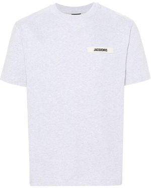 Jacquemus The Cotton Gros Grain T-shirt - White