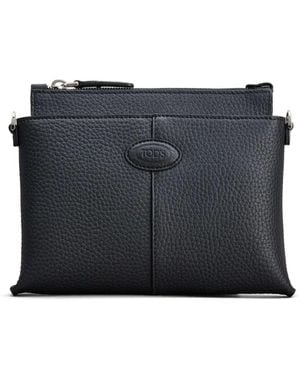 Tod's Di Bag Mini Leather Crossbody Bag - Black