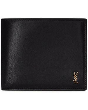 Saint Laurent Wallet "tiny Cassandre East/west" Small In - Black