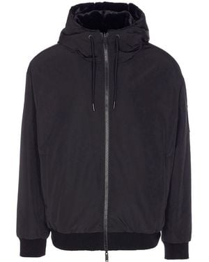 Moose Knuckles Roland Reversible Hooded Jacket - Blue