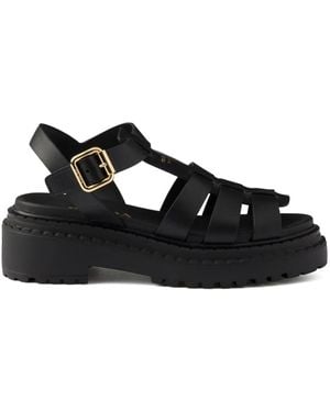 Prada Cage Sandals - Black