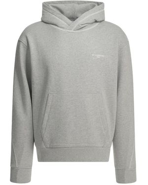 Givenchy Couture Seam Contrast Stitching Hoodie - Grey