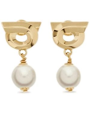 Ferragamo New Gancini Earrings - Metallic