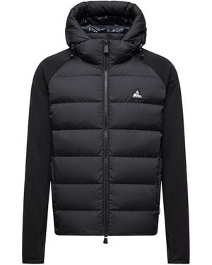Moncler Grenoble Padded Polartec Zip-Up Hoodie - Black