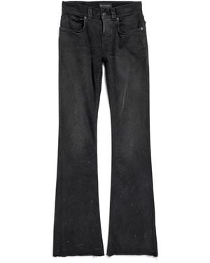 Balenciaga Slim Fit Bootcut Jeans - Black