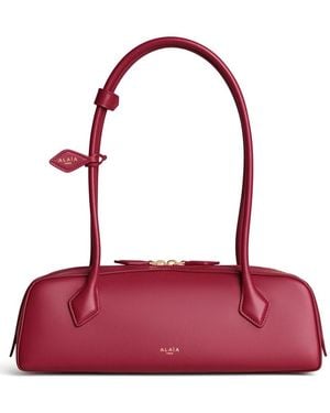 Alaïa Le Teckel Medium Leather Bag - Red