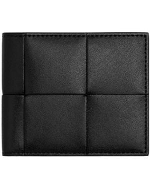 Bottega Veneta Portafoglio Cassette Bi-Fold - Nero