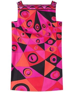 PUCCI Silk Dress Eye Print - Pink