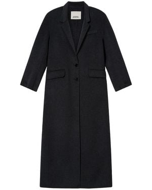 Isabel Marant Clesha Wool Coat - Black
