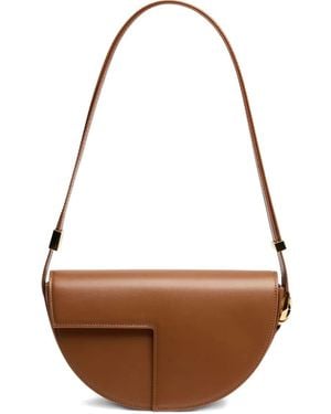 Patou Light Fine-Knit Jumper - Brown