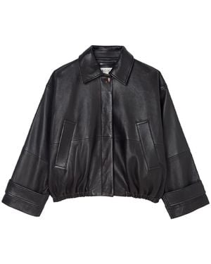 Rohe Róhe Black Leather Blouson