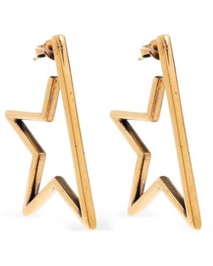 Golden Goose Outline Star Earrings - Metallic
