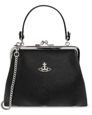 Vivienne Westwood Granny Frame Purse - Black