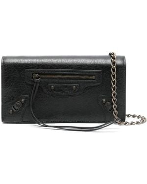 Balenciaga Le City Wallet On Chain - Black