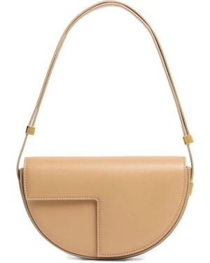 Patou Le Petit Leather Bag - Natural