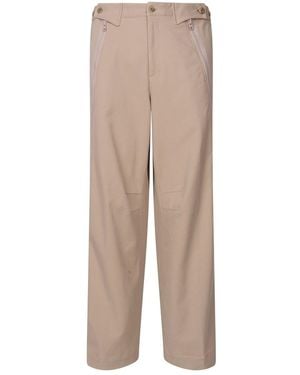 Cellar Door Elasticated Waistband Drew Pants - Natural